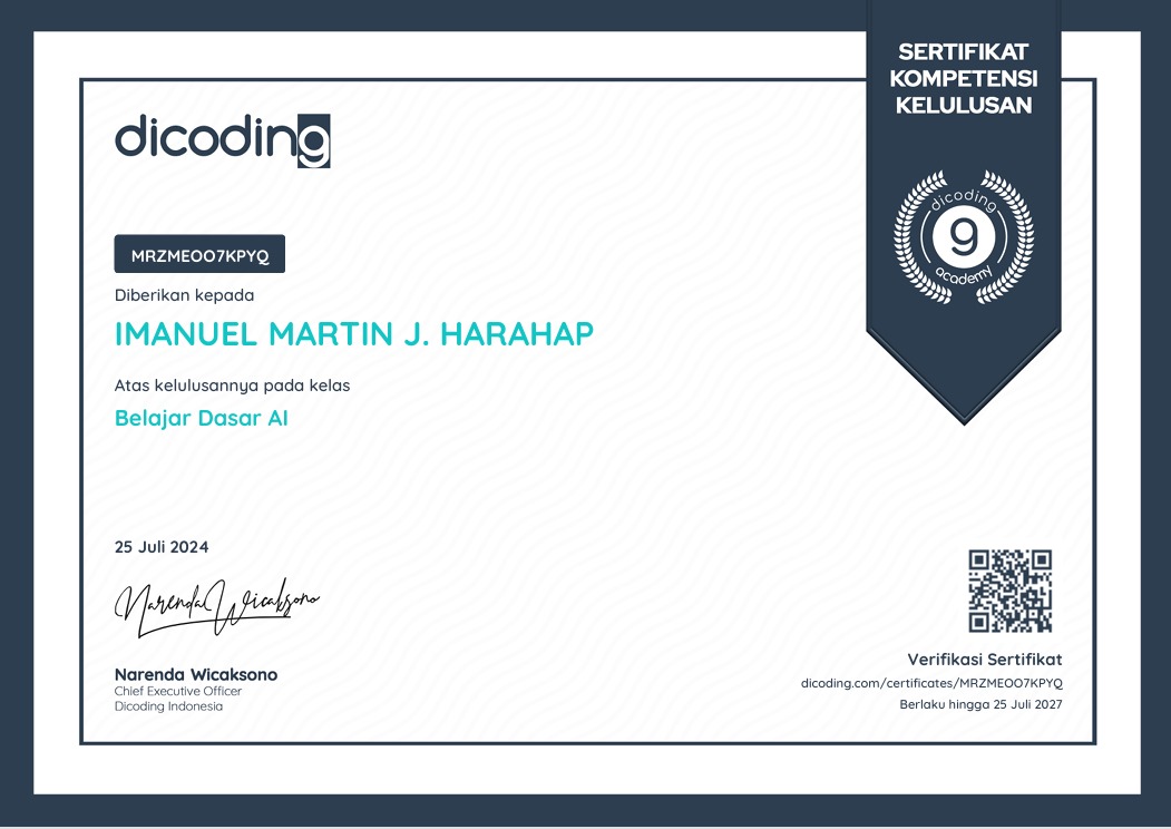 Certification 12