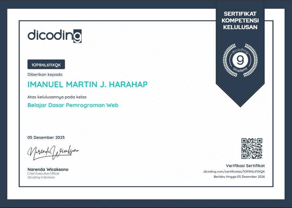 Certification 8